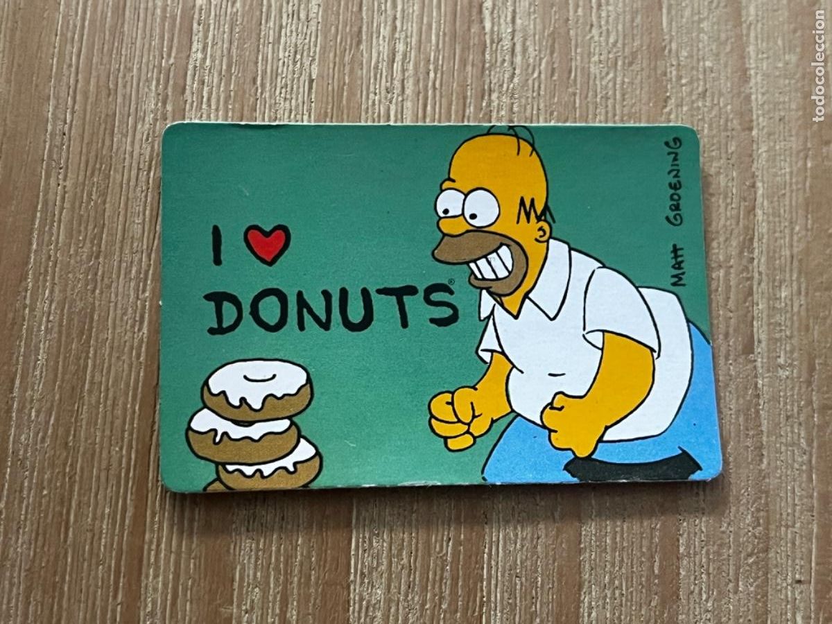 Coleccionismo cromos antiguos: 2. CROMO BOLLYCAO LOS SIMPSONS - Foto 1