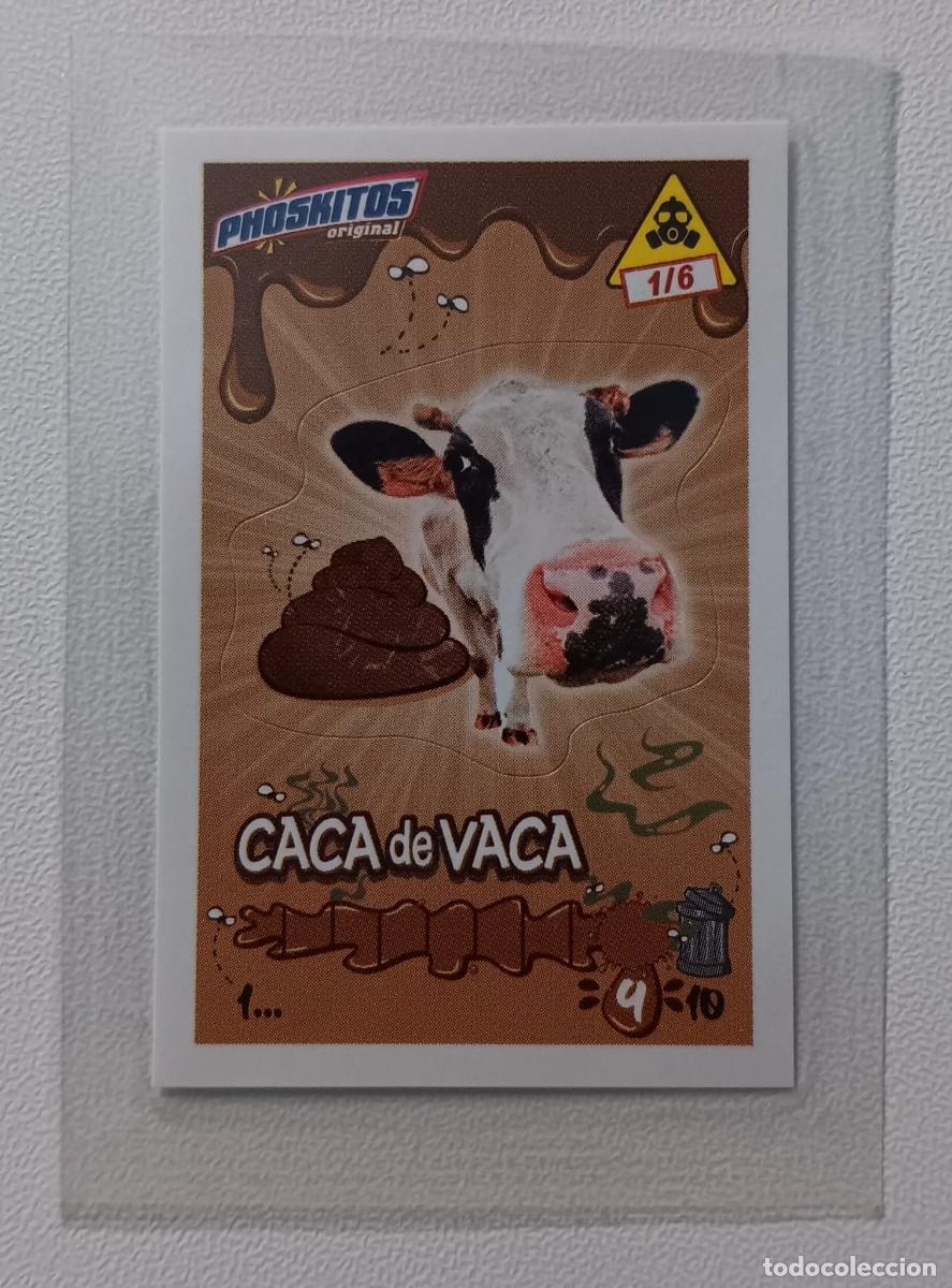 Coleccionismo Cromos antiguos: cromo animales pestosos caca de vaca promocion phoskitos