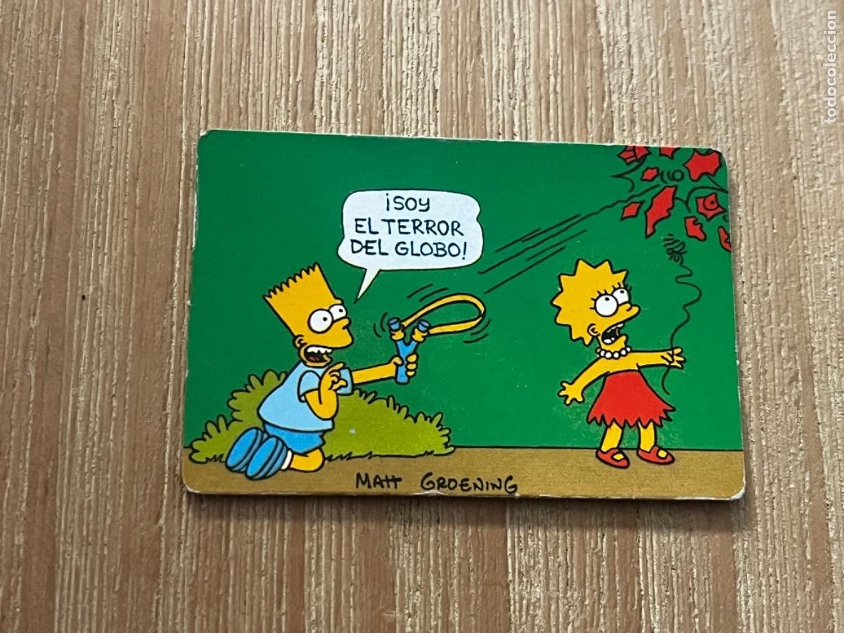 Coleccionismo cromos antiguos: 2. CROMO BOLLYCAO LOS SIMPSONS - Foto 1