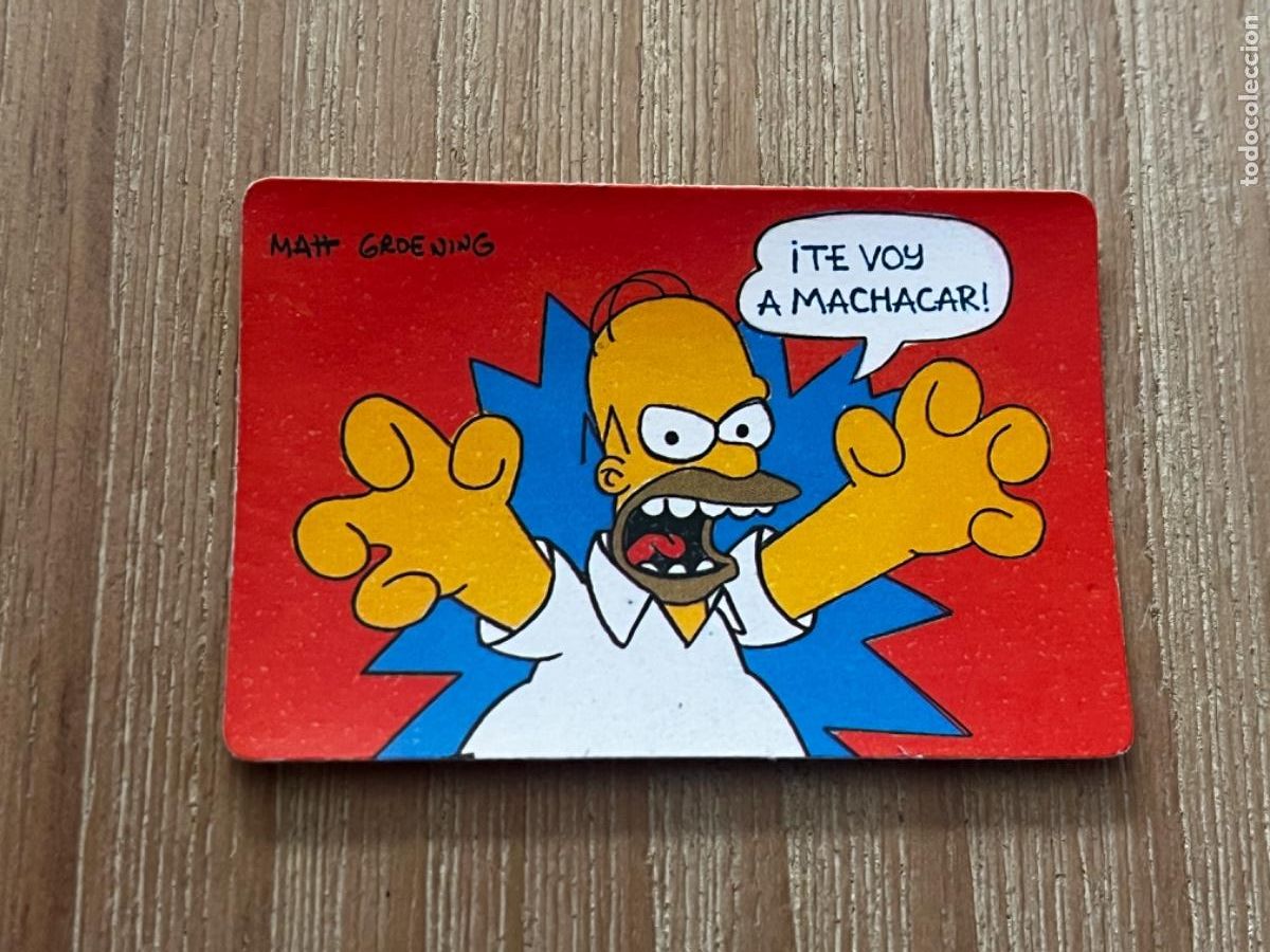 Coleccionismo cromos antiguos: 2. CROMO BOLLYCAO LOS SIMPSONS - Foto 1