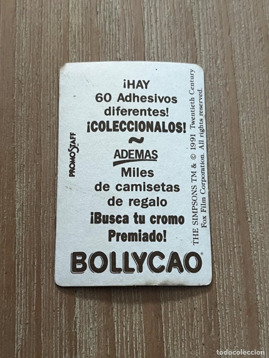 Coleccionismo cromos antiguos: 2. CROMO BOLLYCAO LOS SIMPSONS - Foto 2