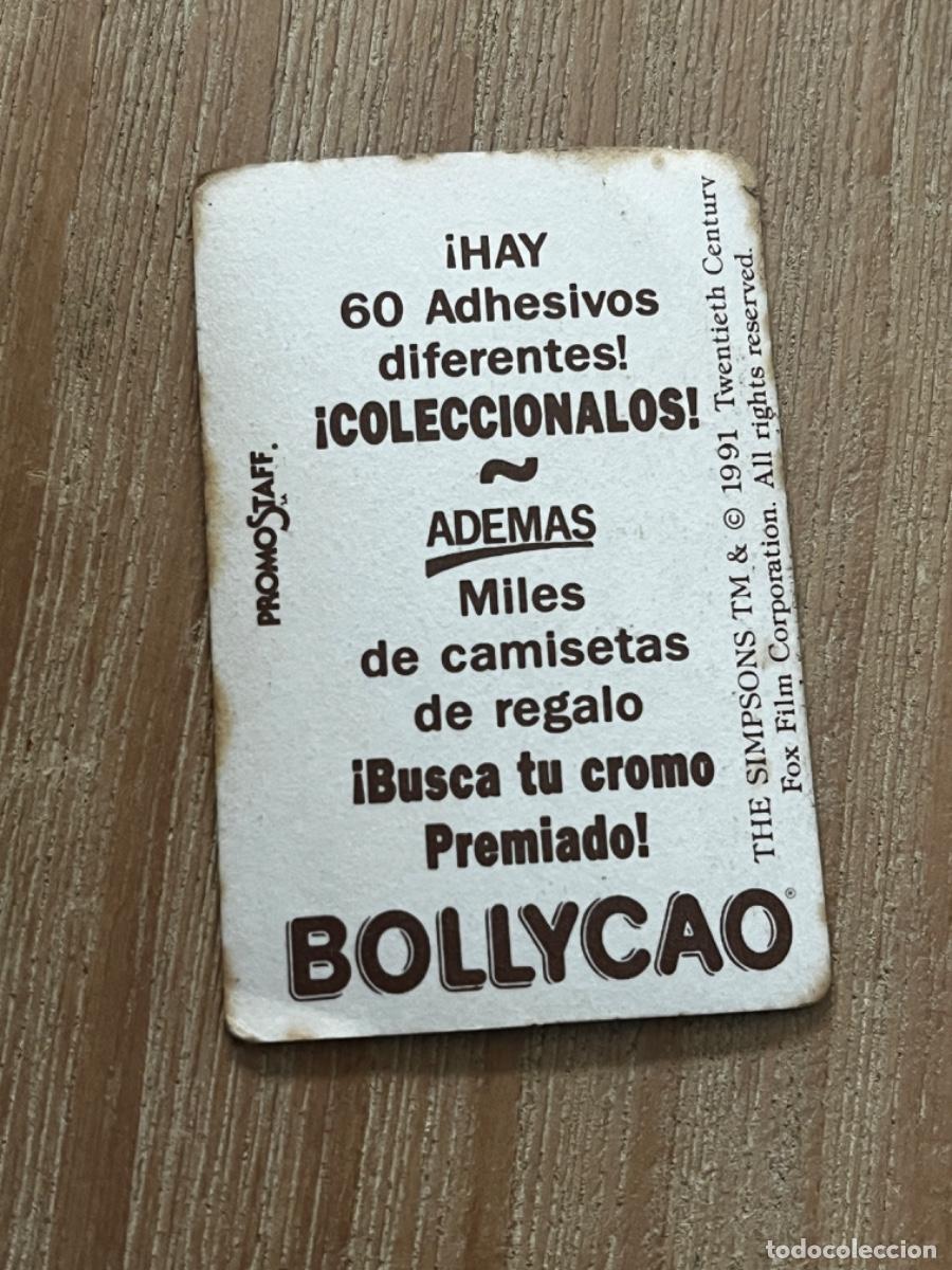 Coleccionismo cromos antiguos: 2. CROMO BOLLYCAO LOS SIMPSONS - Foto 2