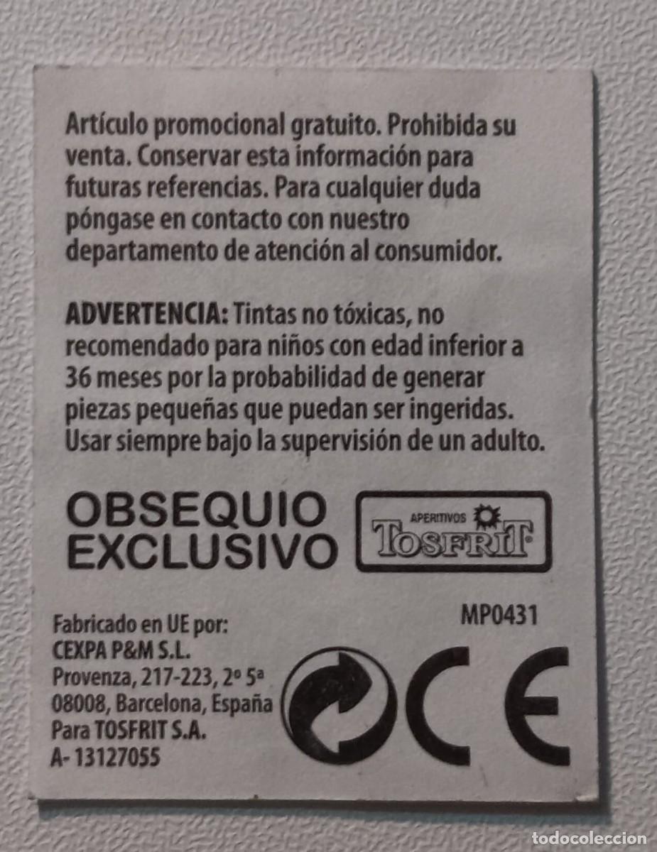 Coleccionismo cromos antiguos: cromo los minions tosfrit - Foto 2