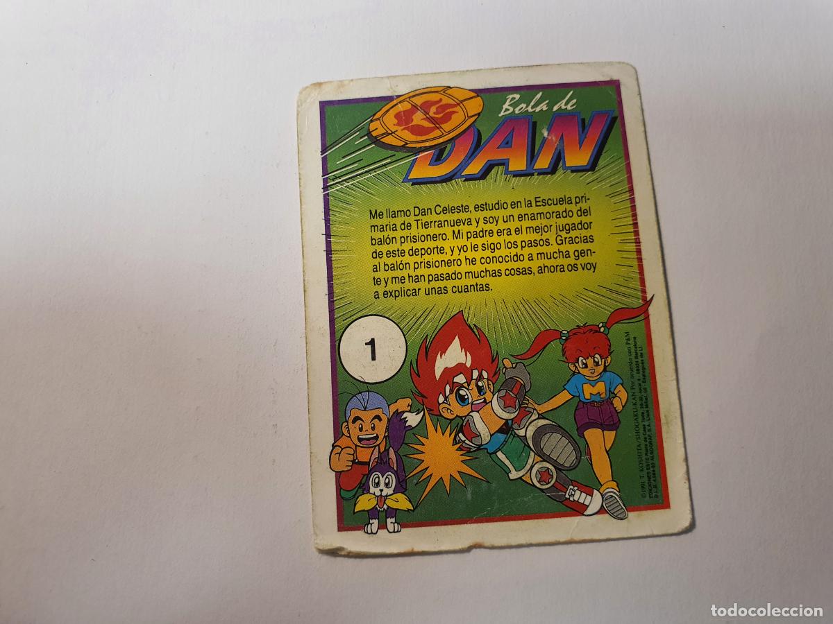 Coleccionismo cromos antiguos: CROMO BOLA DE DAN EDICIONES ESTE 1991 ED - N&ordm; 1 - Foto 2