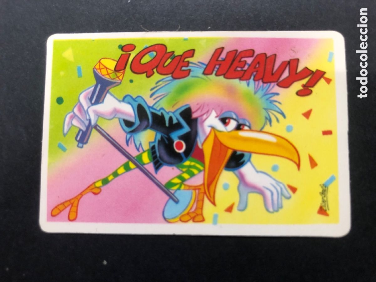 Colecionismo Cromos antigos: CROMO BOLLYCAO COLECCION PEGUI-TARJETA II QUE HEAVY