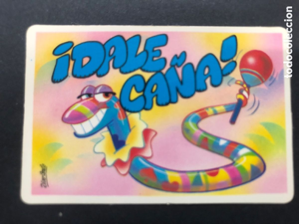 Colecionismo Cromos antigos: CROMO BOLLYCAO COLECCION PEGUI-TARJETA DALE CA&Ntilde;A