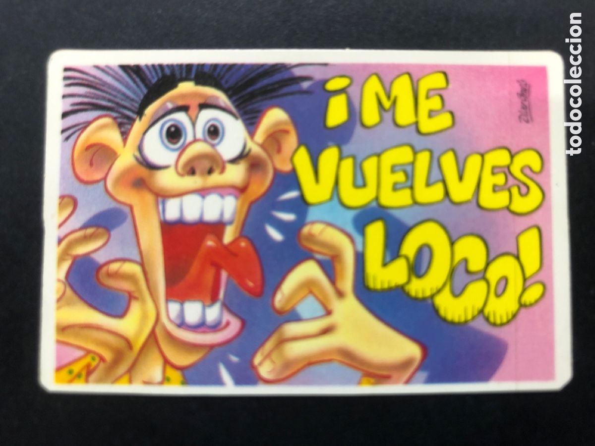 Colecionismo Cromos antigos: CROMO BOLLYCAO COLECCION PEGUI-TARJETA ME VUELVES LOCO