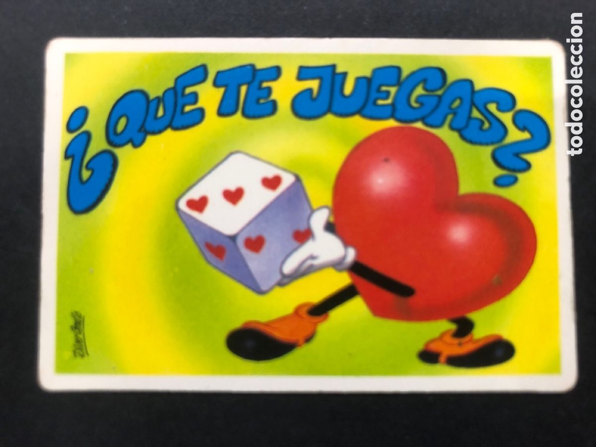 Colecionismo Cromos antigos: CROMO BOLLYCAO COLECCION PEGUI-TARJETA QUE TE JUEGAS