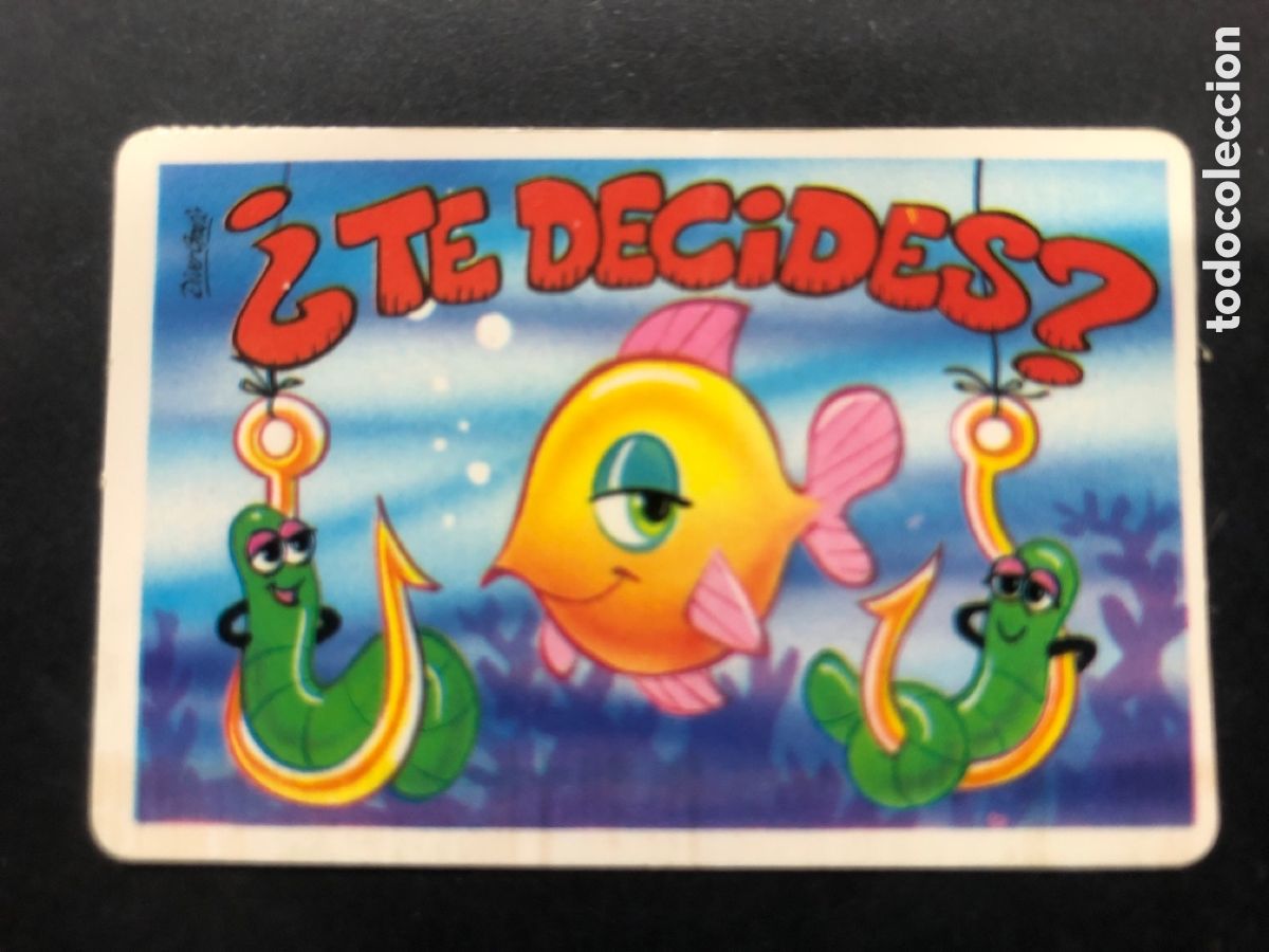 Colecionismo Cromos antigos: CROMO BOLLYCAO COLECCION PEGUI-TARJETA TE DECIDES ?