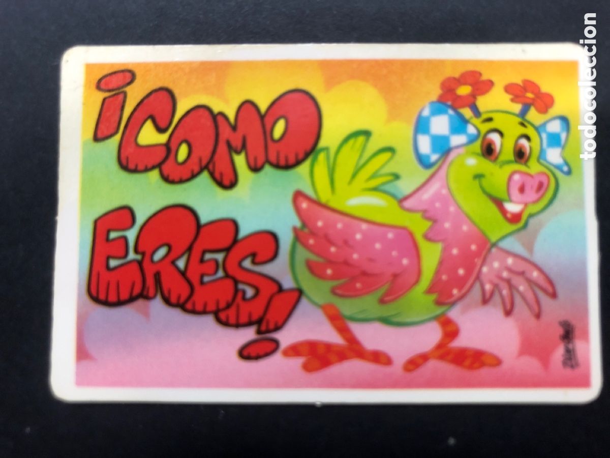 Colecionismo Cromos antigos: CROMO BOLLYCAO COLECCION PEGUI-TARJETA COMO ERES