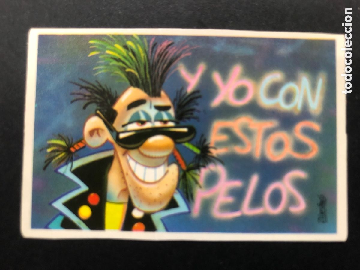 Colecionismo Cromos antigos: CROMO BOLLYCAO COLECCION PEGUI-TARJETA Y YO CON ESTOS PELOS