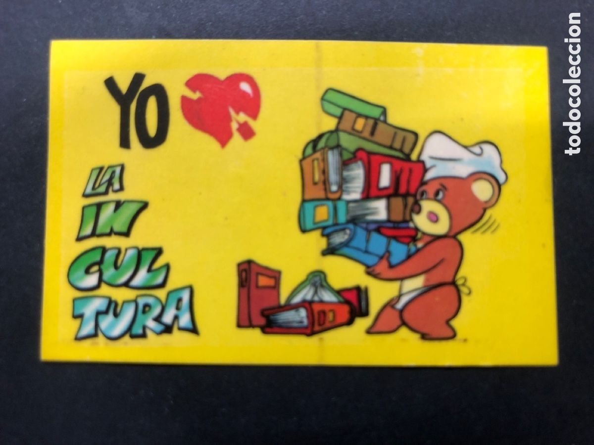 Colecionismo Cromos antigos: CROMO COLECCION YO DETESTO N&ordm; 19 BIMBO CON TRASERA