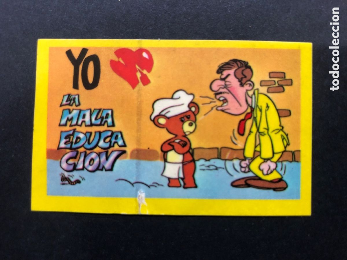 Colecionismo Cromos antigos: CROMO COLECCION YO DETESTO N&ordm; 9 BIMBO CON TRASERA