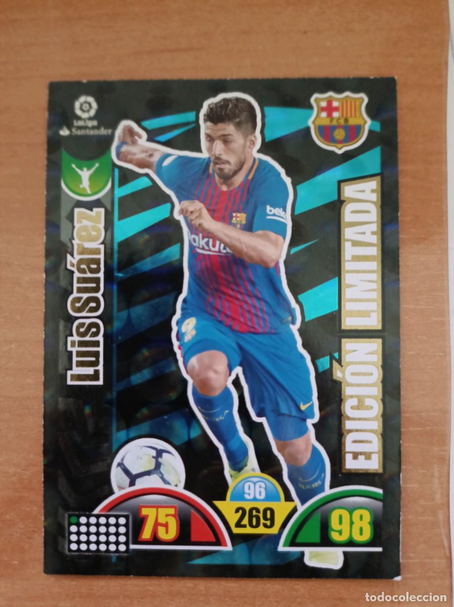 Coleccionismo cromos antiguos: luis suarez, adrenalyn 17 18 edicion limitada - Foto 1