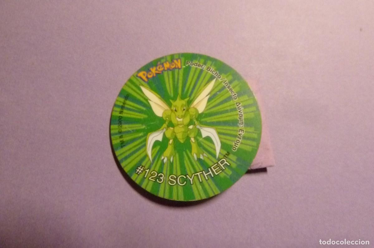 Coleccionismo cromos antiguos: Pokemon Tazo2 #123 Scyther - Foto 1
