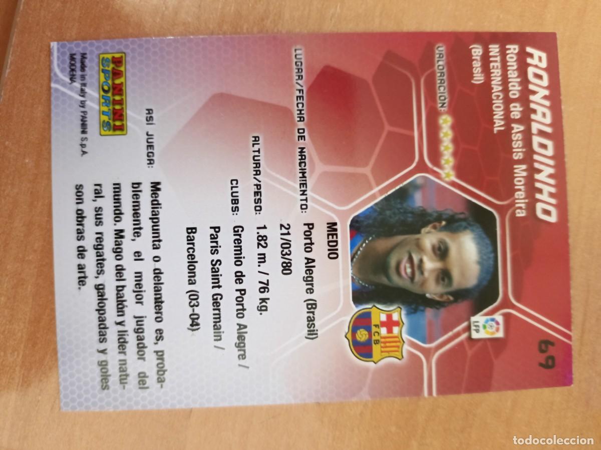 Coleccionismo cromos antiguos: ronaldinho, 05 06 megacracks - Foto 2