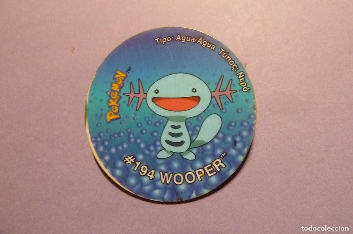 Coleccionismo cromos antiguos: Pokemon Tazos3 #194 Wooper - Foto 1