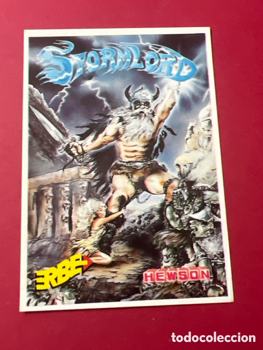 Coleccionismo cromos antiguos: A686. SOFTWARE COLLECTION CROMO NUNCA PEGADO N&ordm; 38 STORMLORD - Foto 1