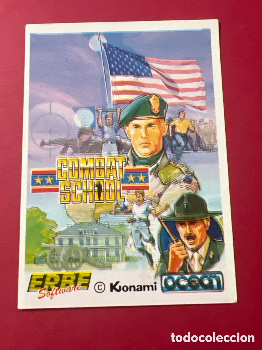 Coleccionismo cromos antiguos: A698. SOFTWARE COLLECTION CROMO NUNCA PEGADO N&ordm; 80 COMBAT SCHOOL - Foto 1