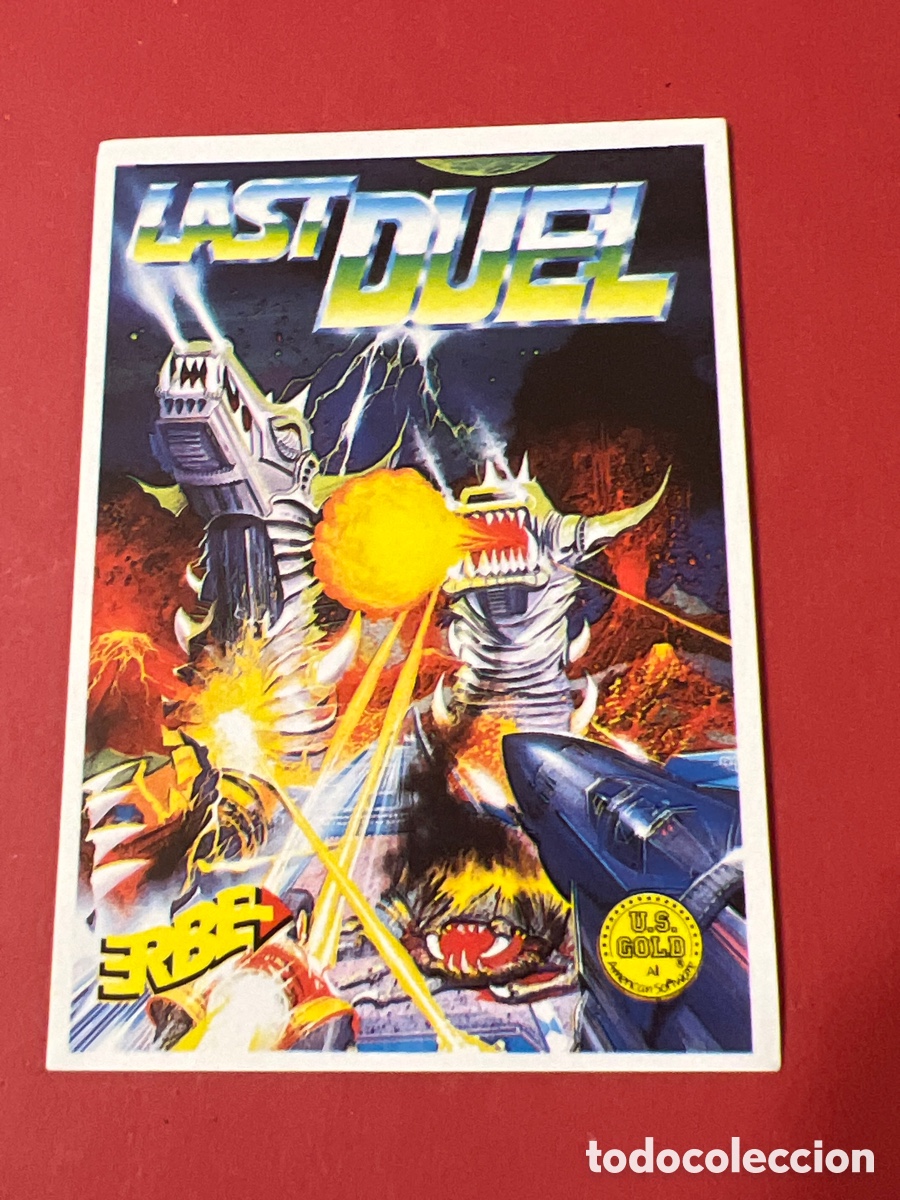 Coleccionismo cromos antiguos: A1721. SOFTWARE COLLECTION - ERBE - 10 LAST DUEL ( NUNCA PEGADO ) - Foto 1