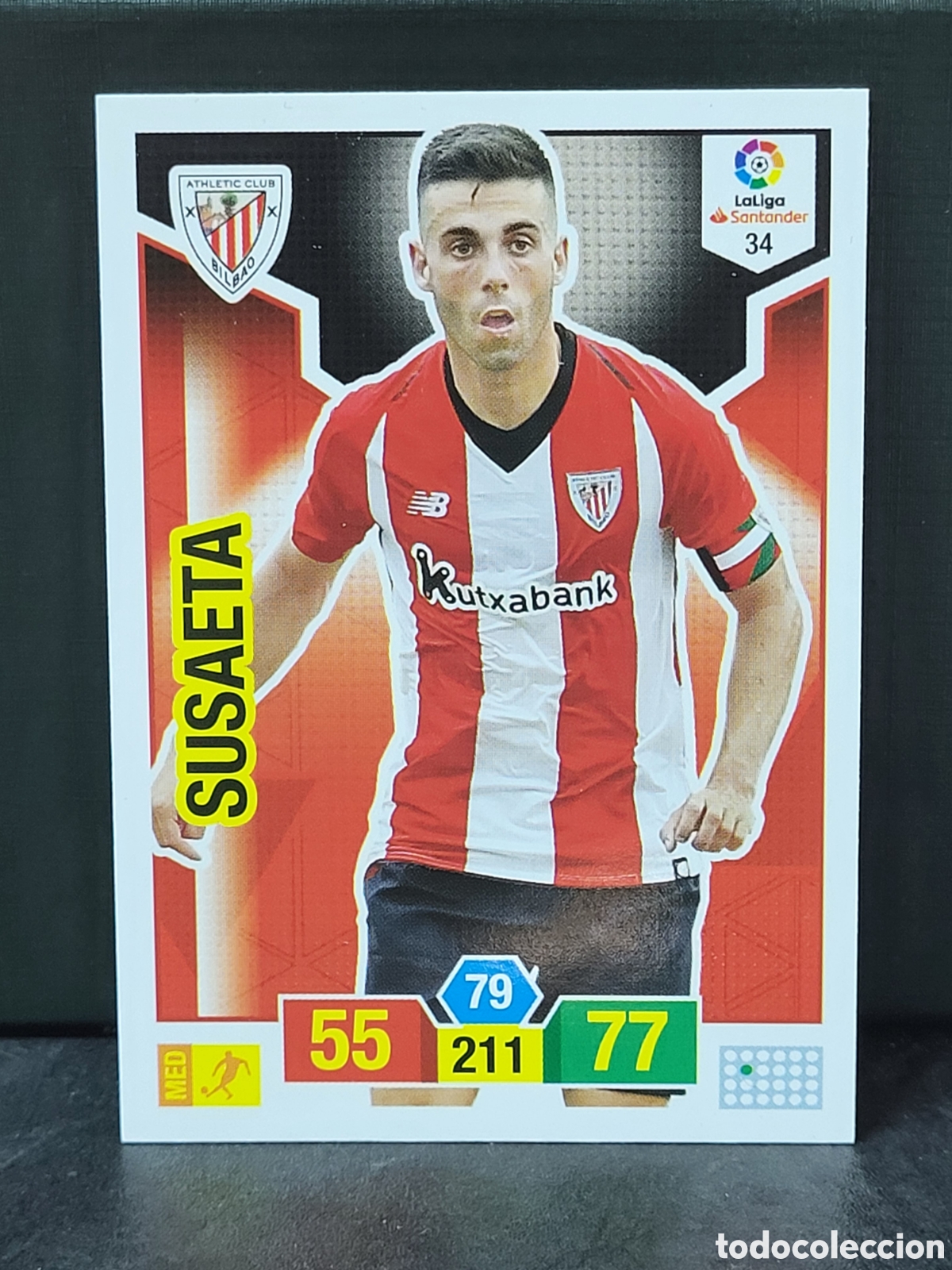 Coleccionismo Cromos antiguos: SUSAETA ATHLETIC CLUB DE BILBAO N&ordm; 34 CROMO ADRENALYN 2018 2019 18 19 PANINI