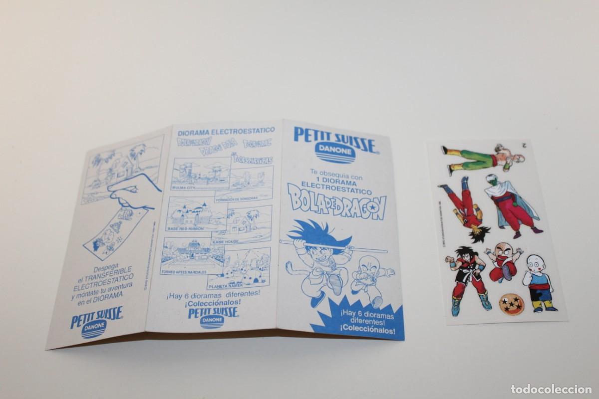 Coleccionismo cromos antiguos: DIORAMA DRAGON BALL DANONE 1986 - Foto 2