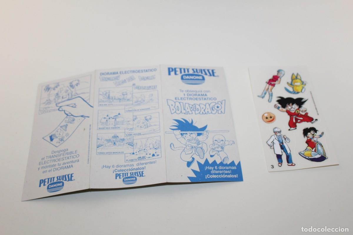 Coleccionismo cromos antiguos: DIORAMA DRAGON BALL DANONE 1986 - Foto 2