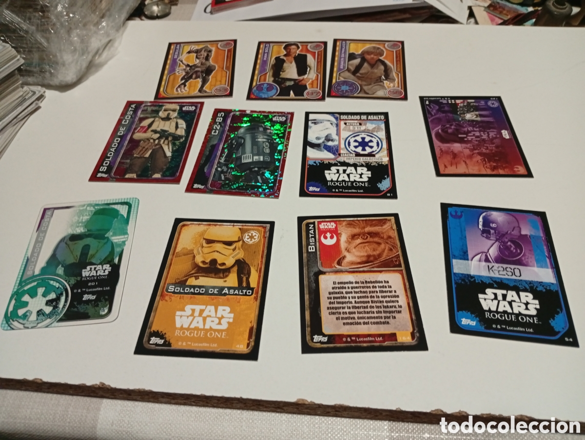 Coleccionismo cromos antiguos: 35 cromos STAR WARS ..... - Foto 1