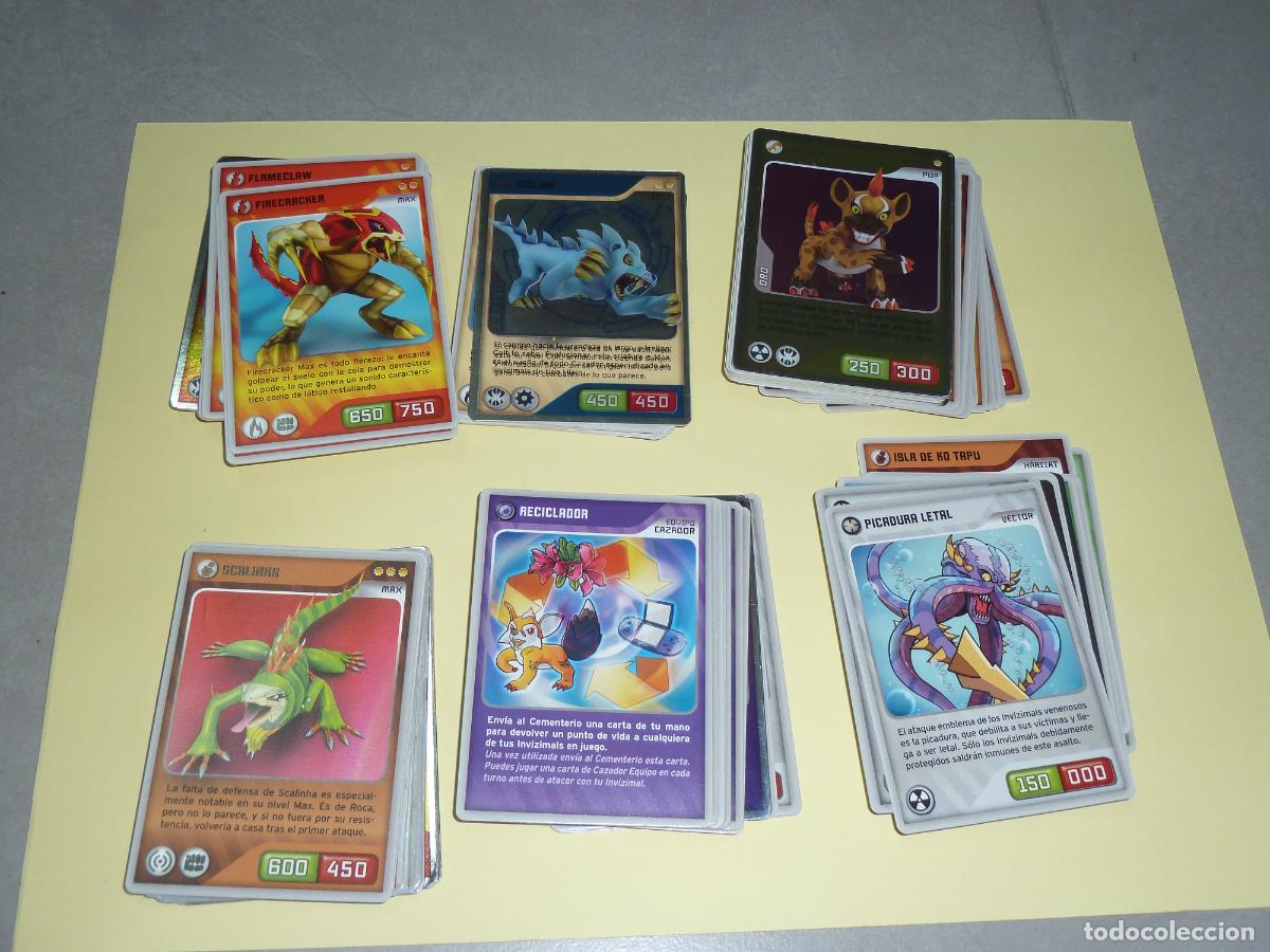 Coleccionismo cromos antiguos: Lote Panini Invizimals, 121 cromos - Foto 2
