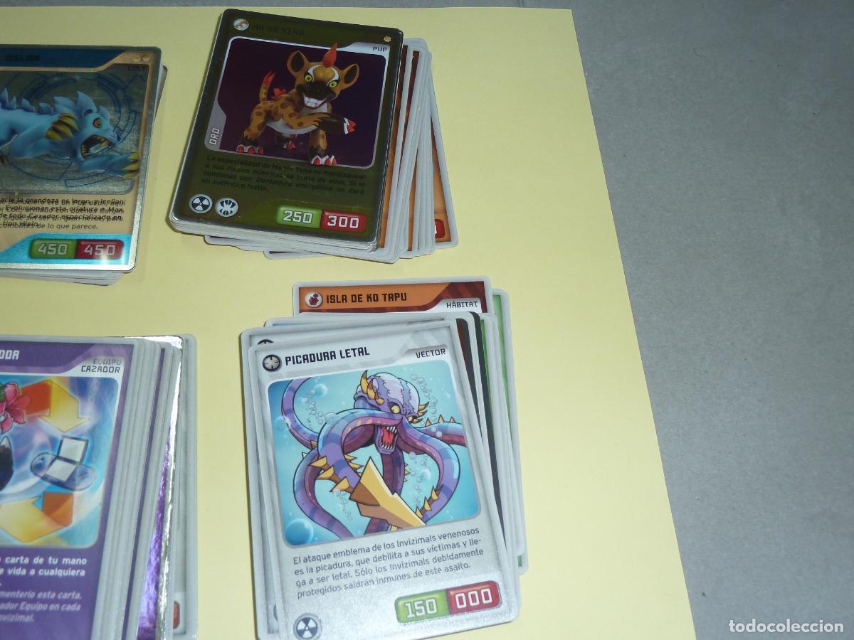 Coleccionismo cromos antiguos: Lote Panini Invizimals, 121 cromos - Foto 5