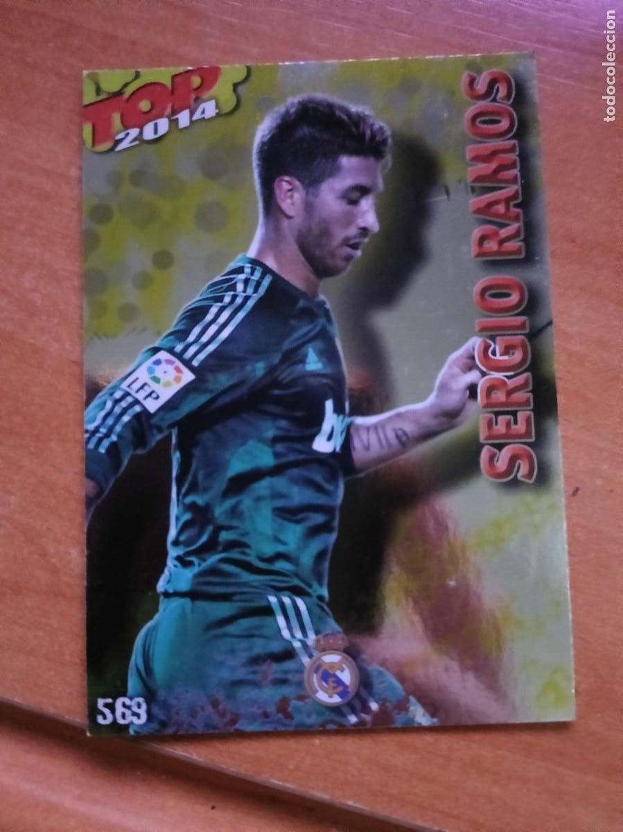 Coleccionismo cromos antiguos: sergio ramos, liga 2014 top - Foto 1