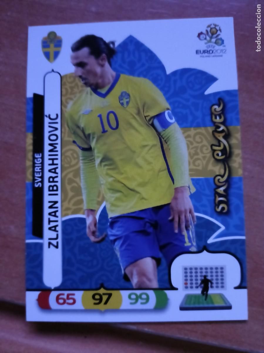 Coleccionismo cromos antiguos: zlatan ibrahimovic, 2012 star player - Foto 1