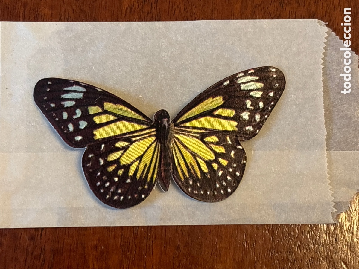 Coleccionismo Cromos antiguos: Cromo n&uacute;mero 63 mariposas m&aacute;s bellas del mundo. Panrico