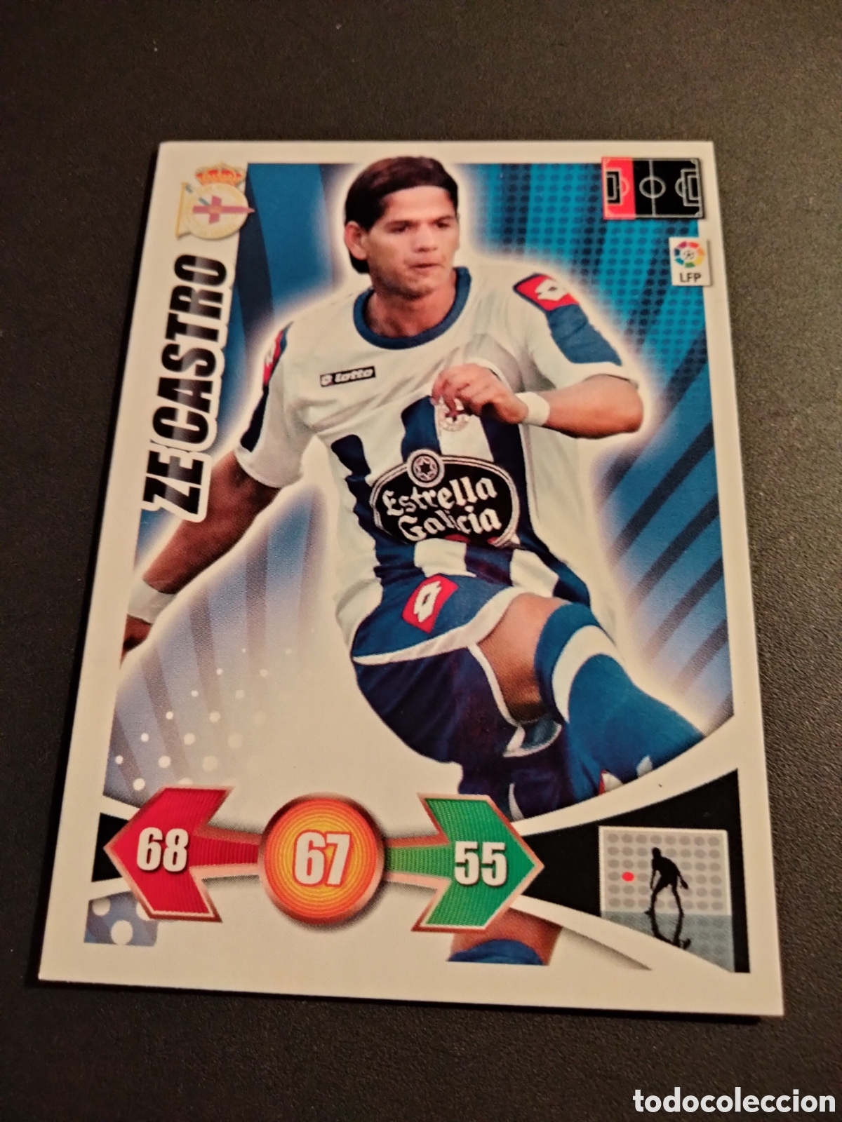 Colecionismo Cromos antigos: ZE CASTRO DEPORTIVO DE LA CORU&Ntilde;A ADRENALYN 2009/10 PANINI