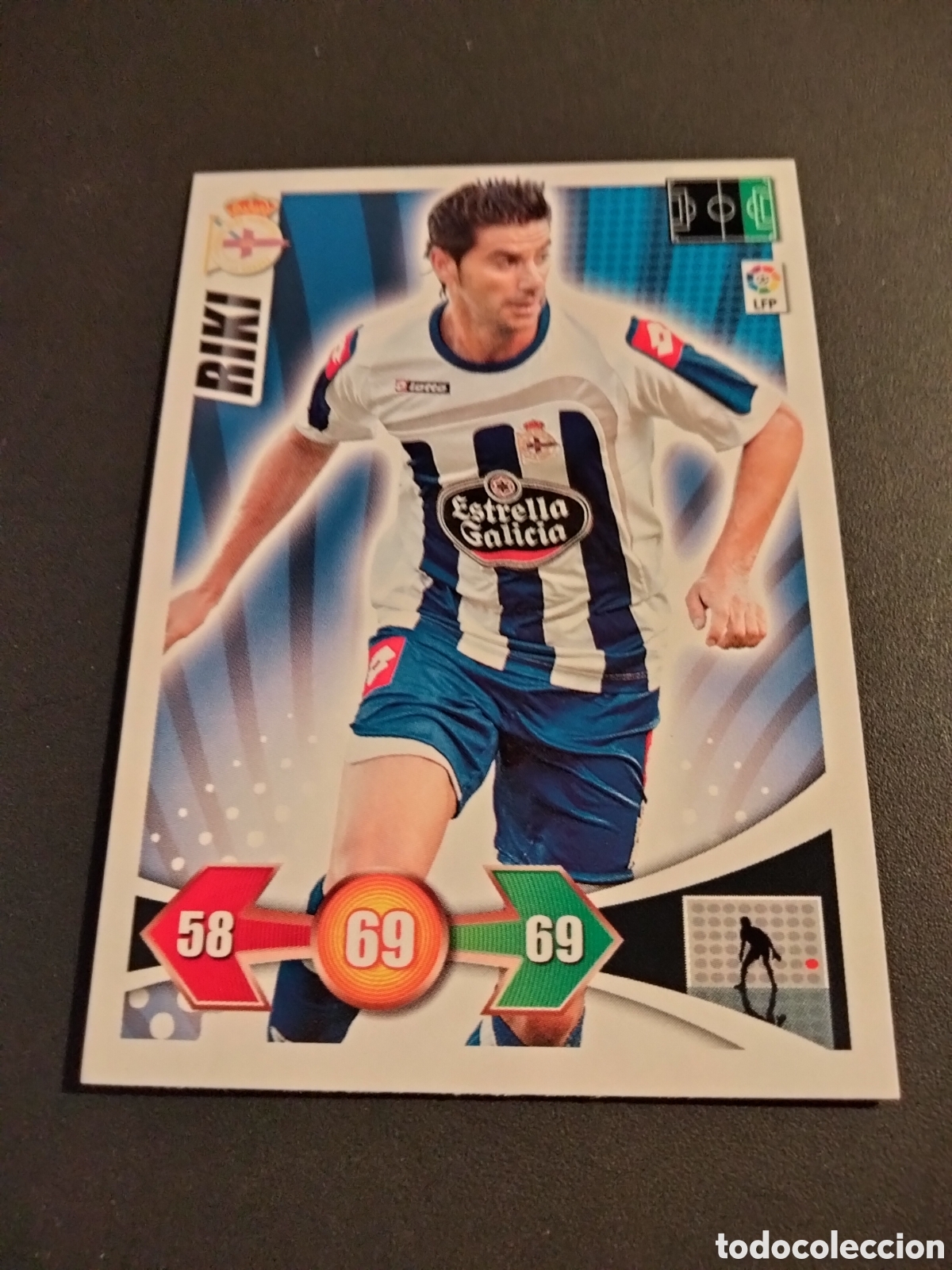 Colecionismo Cromos antigos: RIKI DEPORTIVO DE LA CORU&Ntilde;A ADRENALYN 2009/10 PANINI