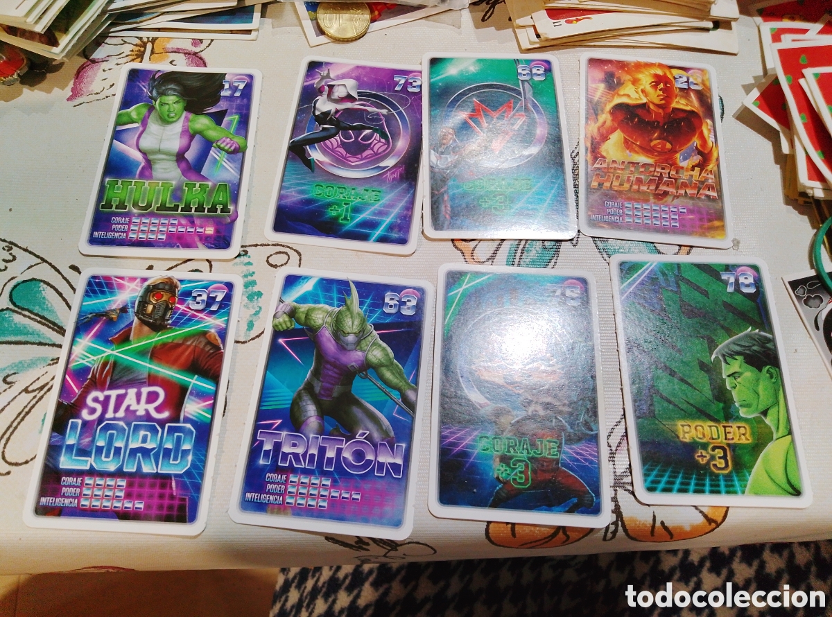 Coleccionismo cromos antiguos: marvel descubre tu poder - Foto 2