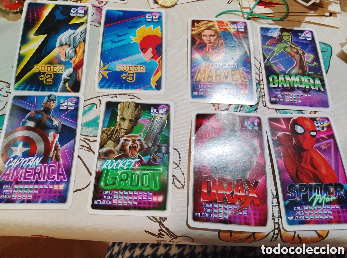 Coleccionismo cromos antiguos: marvel descubre tu poder - Foto 1