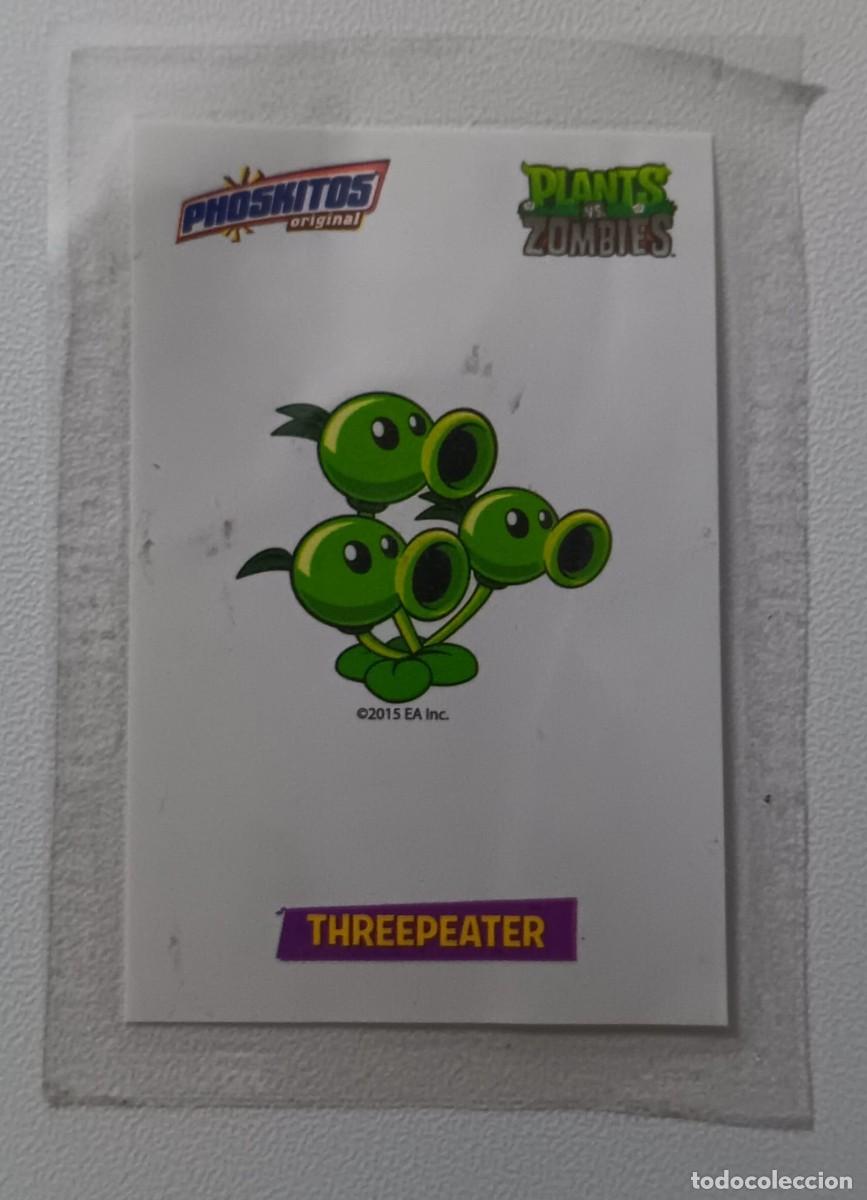 Coleccionismo Cromos antiguos: cromo serie PLANTS VS ZOMBIES promocion phoskitos