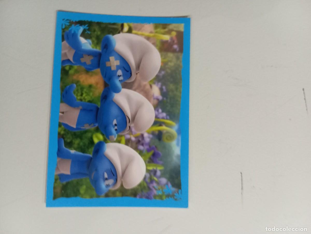 Coleccionismo cromos antiguos: Cromos stickers los pitufos 137 - Foto 1