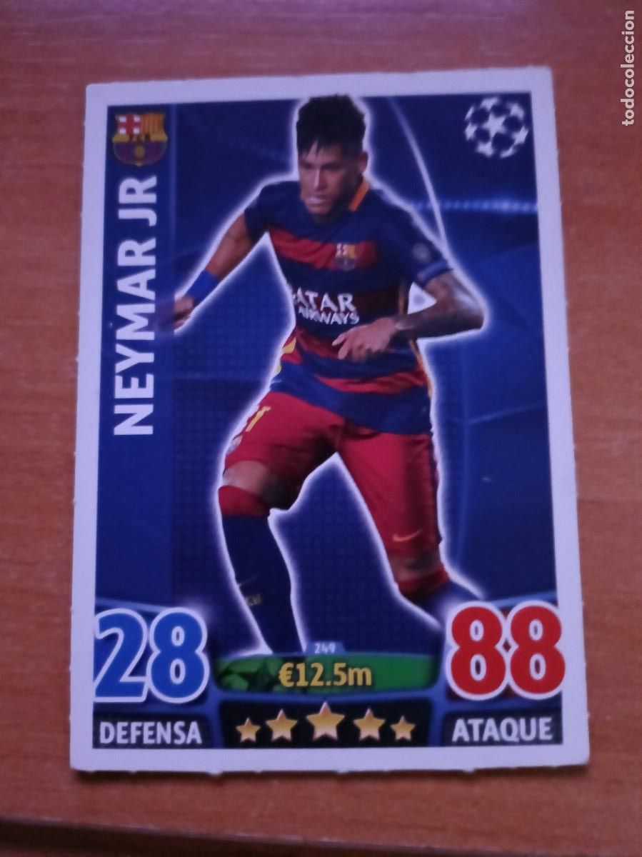 Coleccionismo cromos antiguos: neymar, champions league topps - Foto 1
