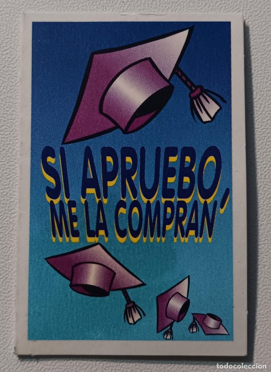 Coleccionismo Cromos antiguos: cromo serie espejismos si apruebo me lo compran promocion bollycao panrico
