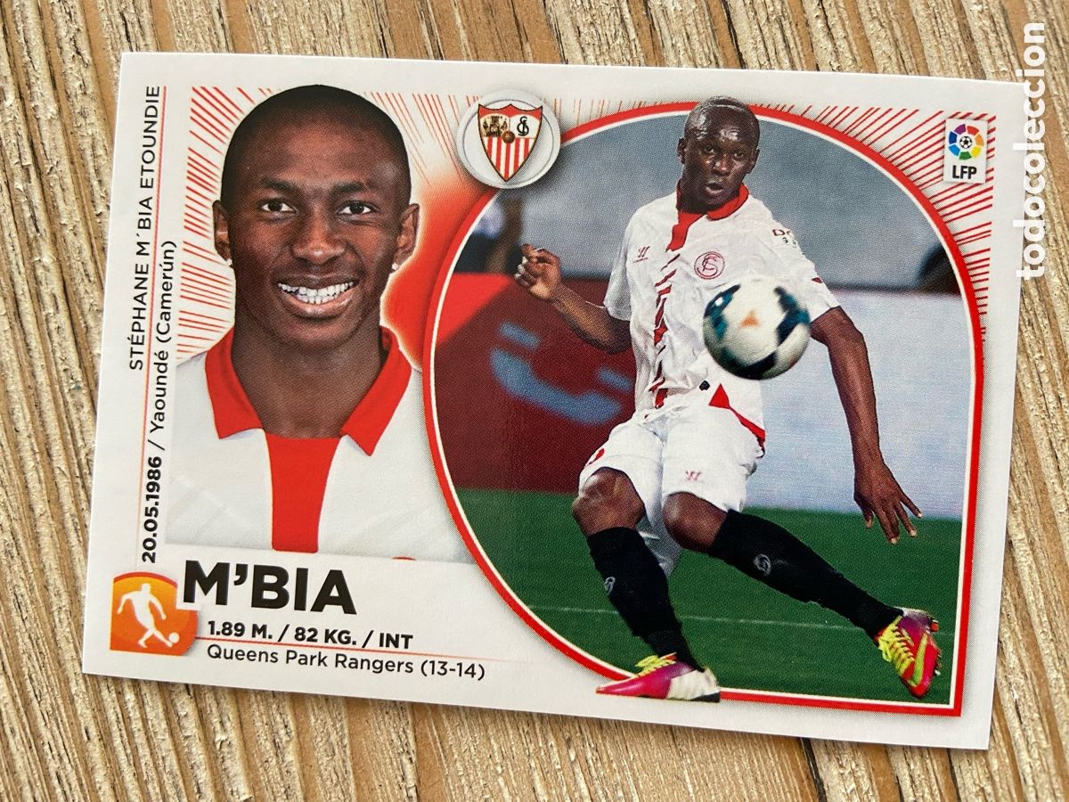 Coleccionismo cromos antiguos: M&acute;BIA 14 BIS COLOCA SEVILLA LIGA ESTE 2014-15 14 15 PANINI