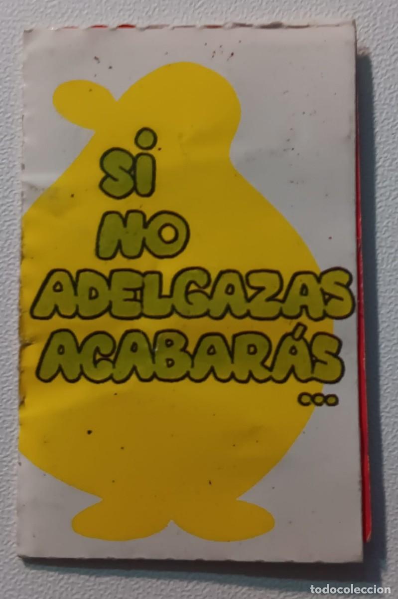 Coleccionismo Cromos antiguos: cromo serie movi cards si no adelgazas acabaras promocion bollycao panrico