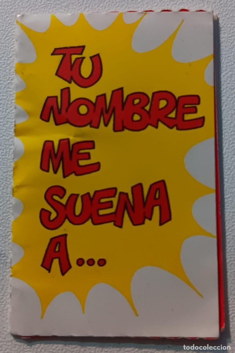 Coleccionismo Cromos antiguos: cromo serie movi cards tu nombre me suena a promocion bollycao panrico