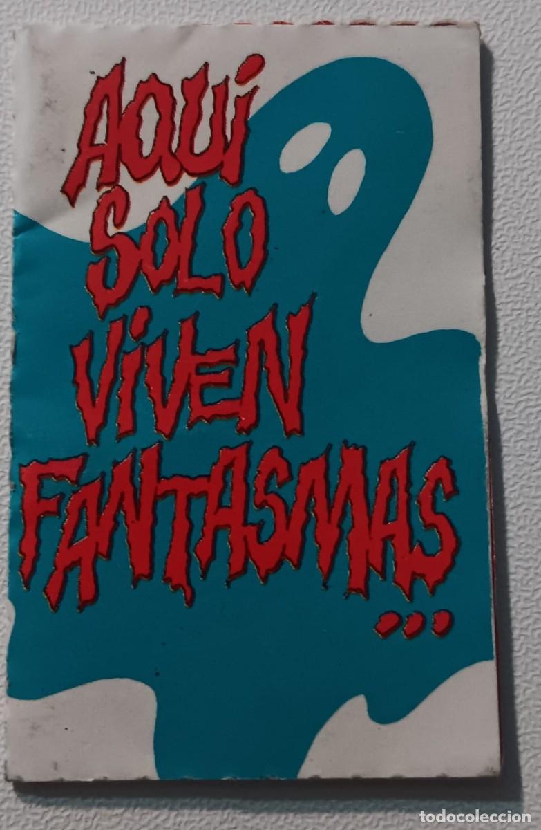 Coleccionismo Cromos antiguos: cromo serie movi cards aqui solo viven fantasmas promocion bollycao panrico