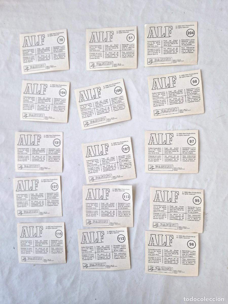 Coleccionismo cromos antiguos: Cromos ALF PANINI 1989 - Foto 2