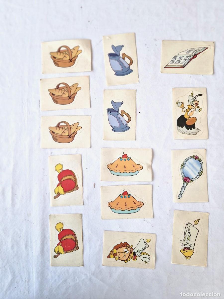 Collectable Antique Stickers: Cromo La Bella y la Bestia Disney nunca pegados - Panini