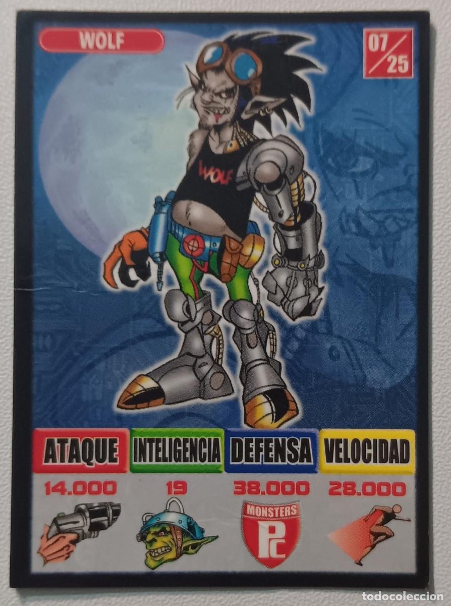 Coleccionismo Cromos antiguos: cromo serie kaos the game WOLF promocion bollycao panrico
