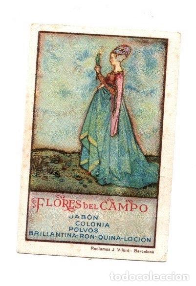 Coleccionismo cromos antiguos: CROMO PUBLICITARIO FLORES DEL CAMPO JABON. RECLAMOS J. VILAR&Oacute;, BARCELONA. C. 1920