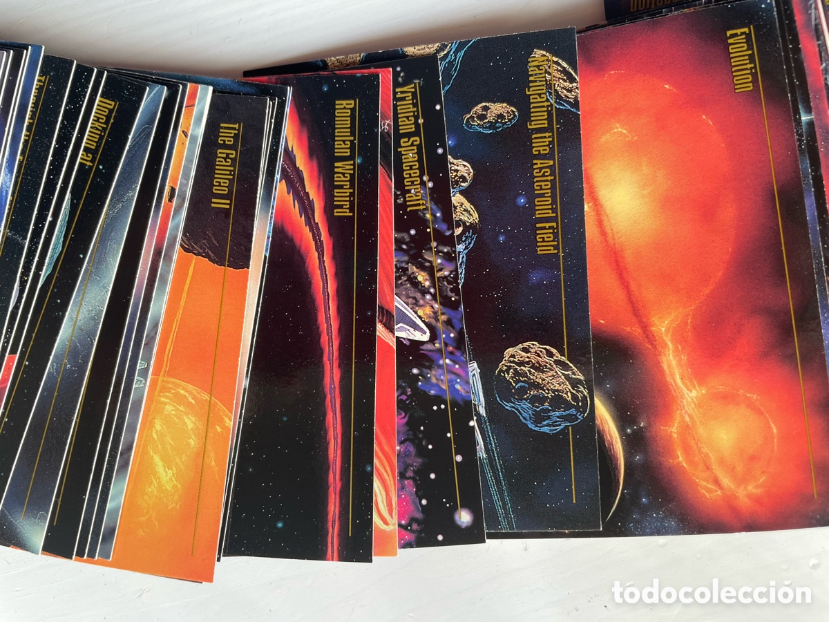 Coleccionismo cromos antiguos: STAR TREK CROMOS MASTER SERIES 1 Y 2 COMPLETOS - Foto 2